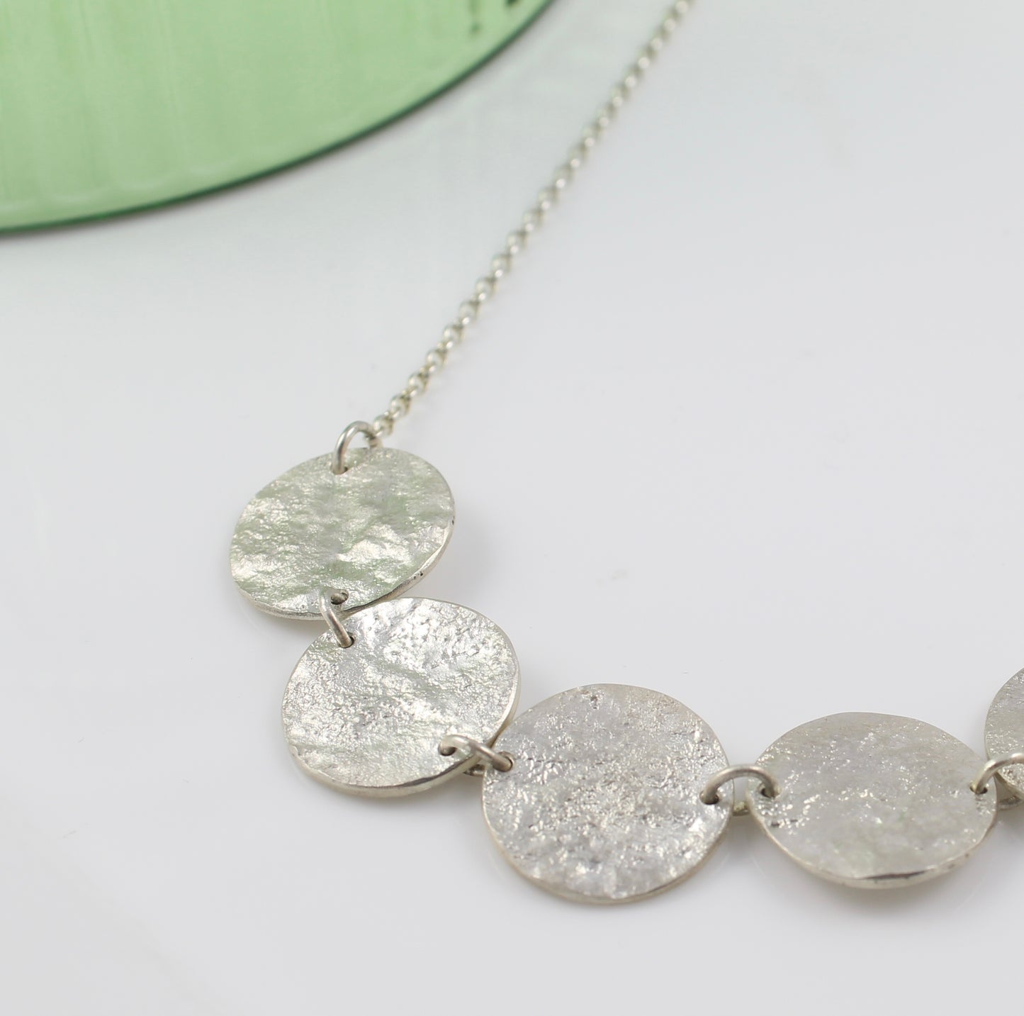 Reticulated Silver Necklace