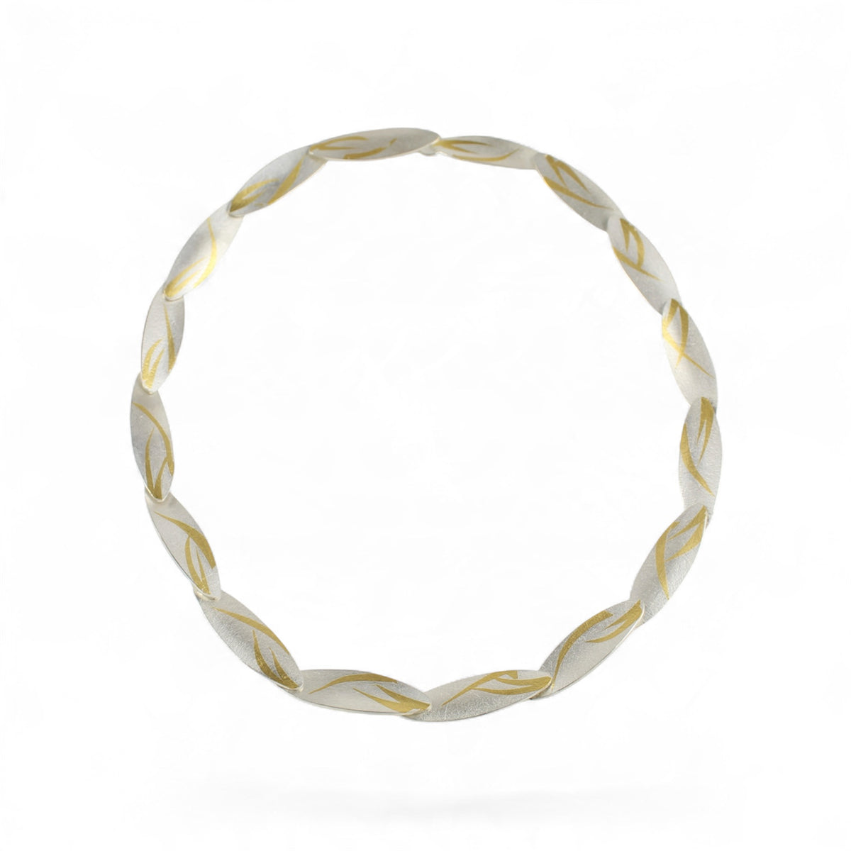 Tiered Silver Strand Choker Necklace