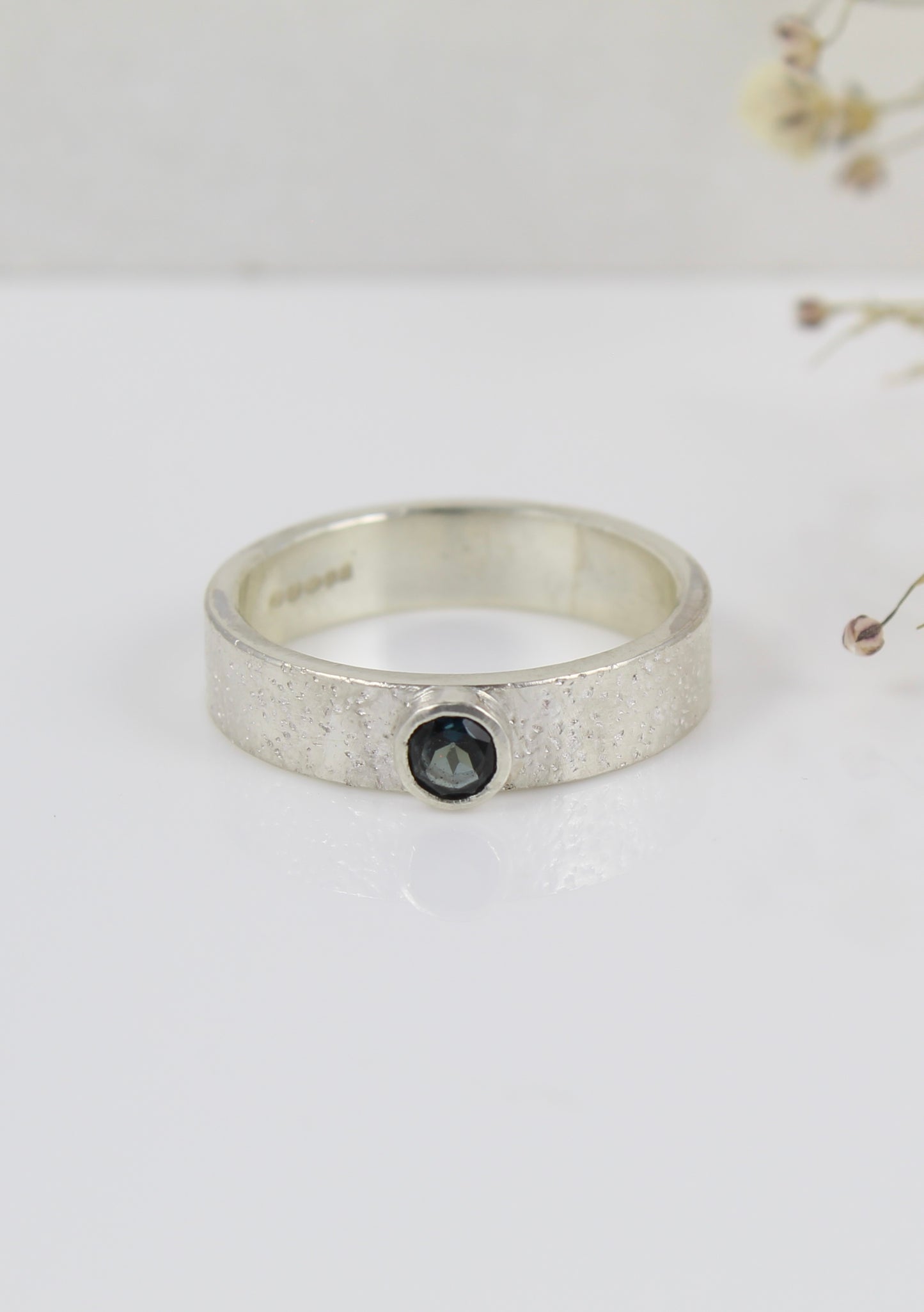 London Blue Topaz Coastal Silver Ring