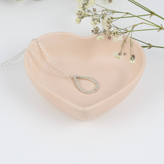 Silver Tear Drop Pendant
