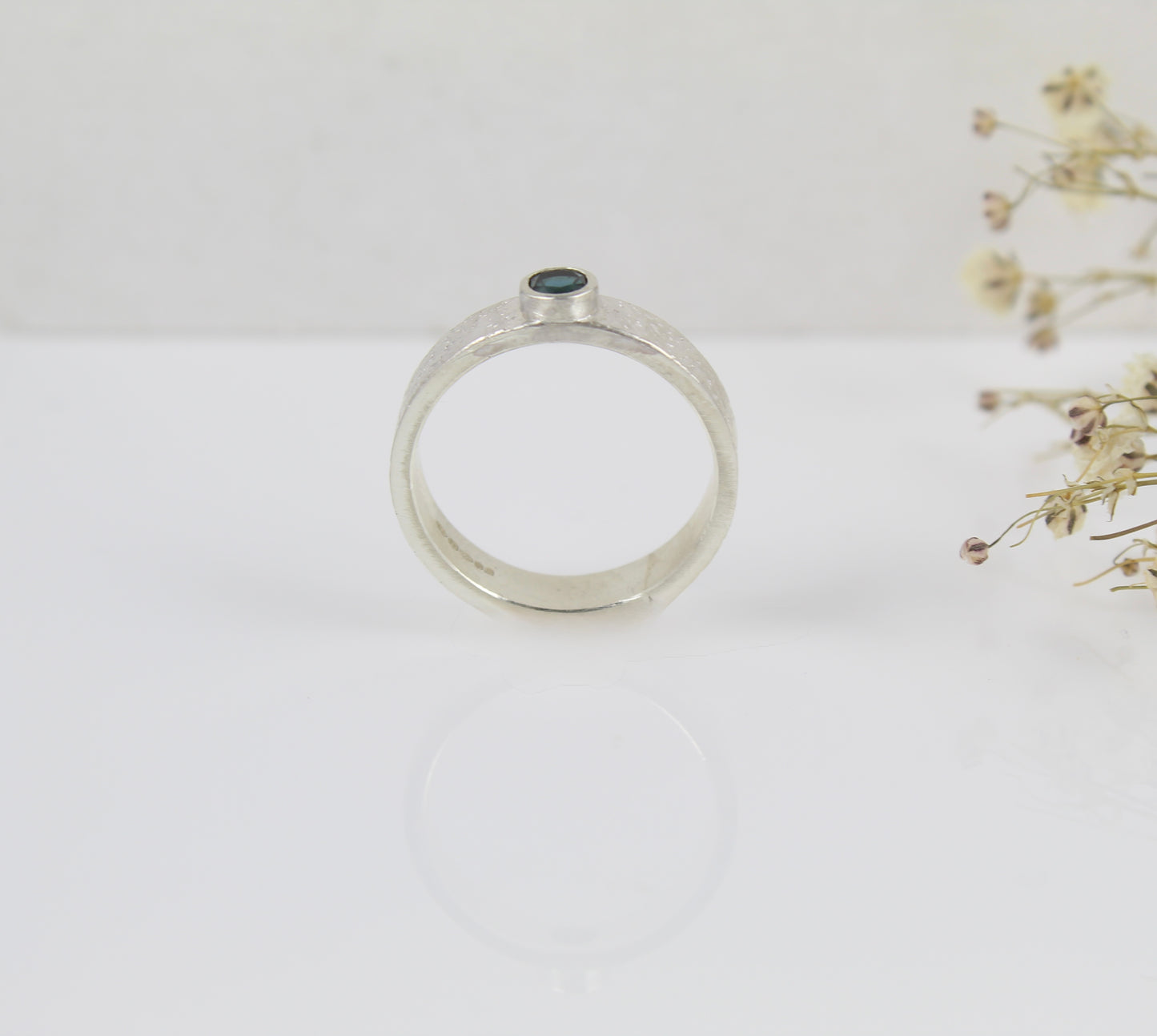 London Blue Topaz Coastal Silver Ring