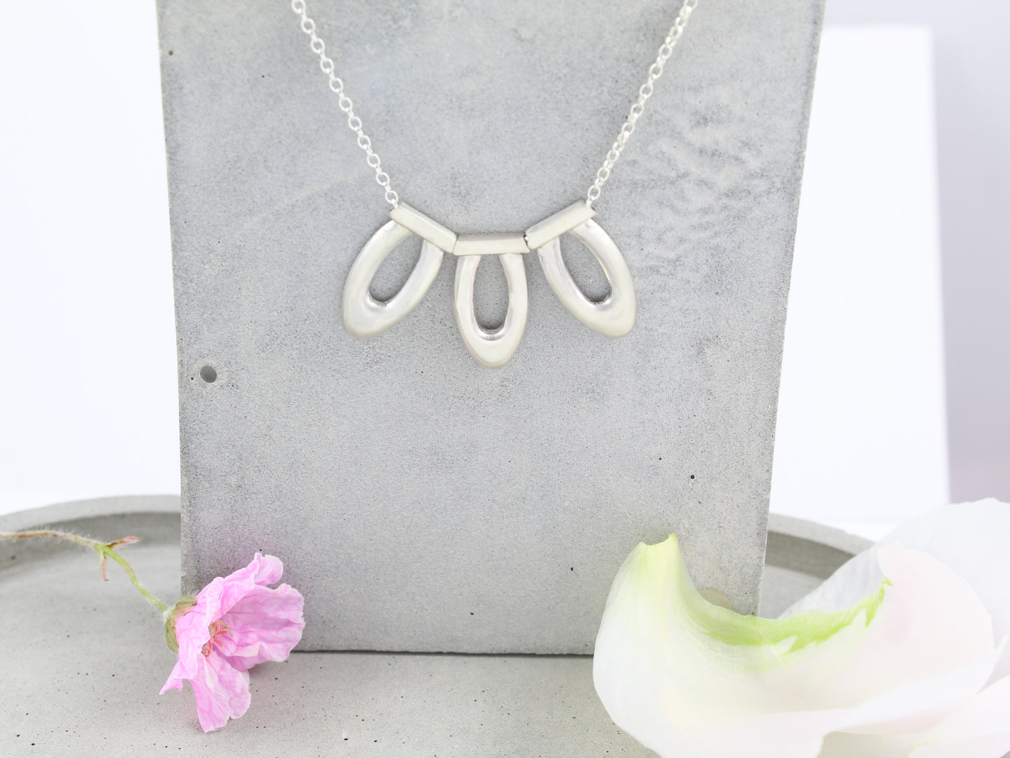 Silver Feather Necklace