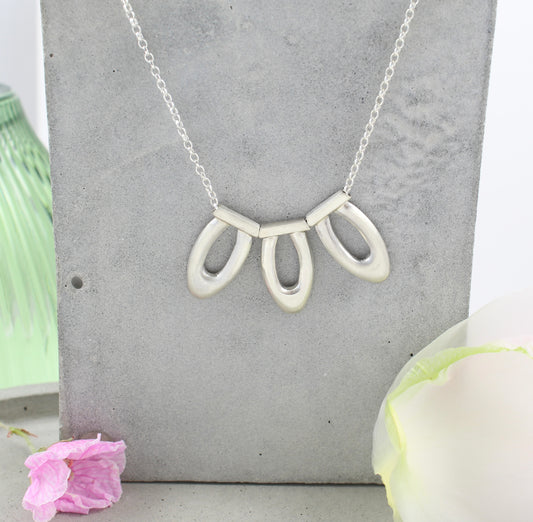Silver Feather Necklace