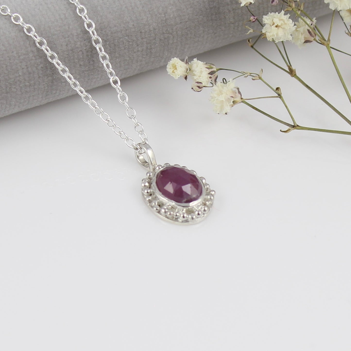 Evie Ruby Pendant
