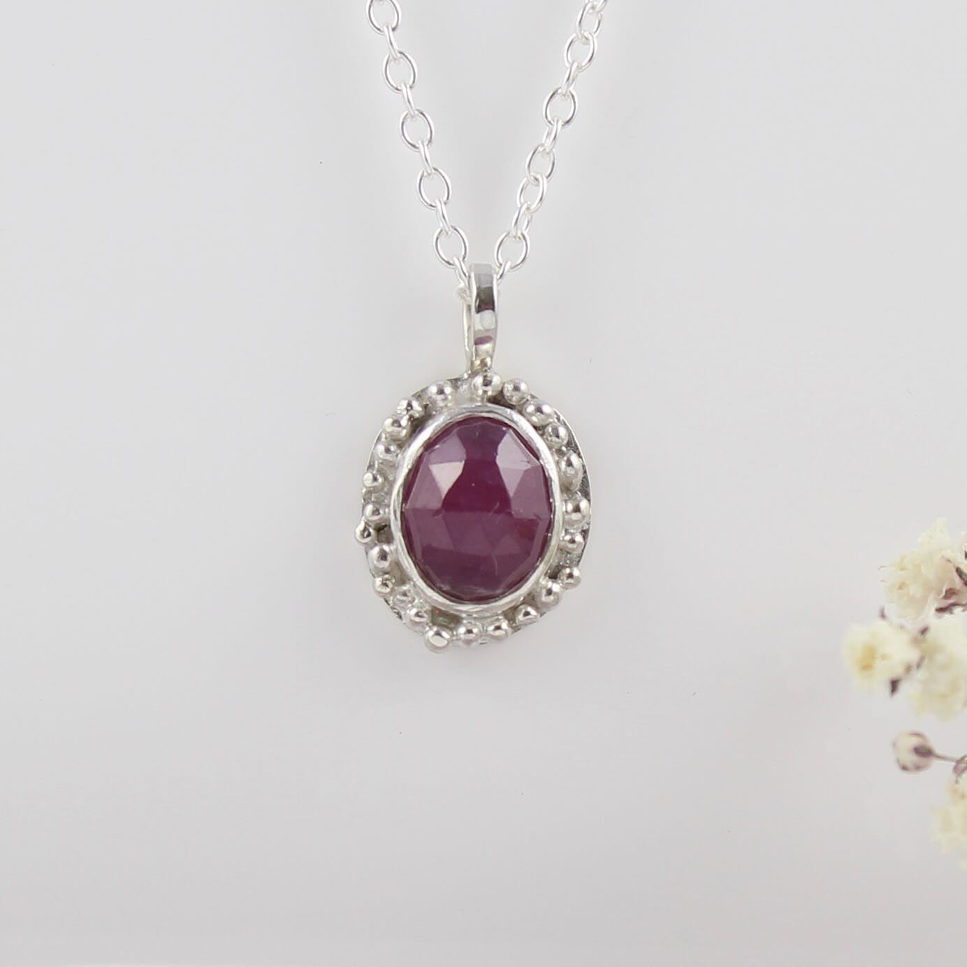 Evie Ruby Pendant