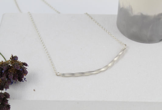 Twisted Bar Necklace