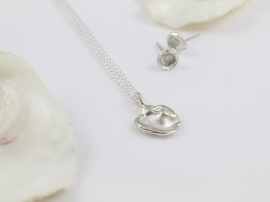 Oyster Sterling Silver Pendant